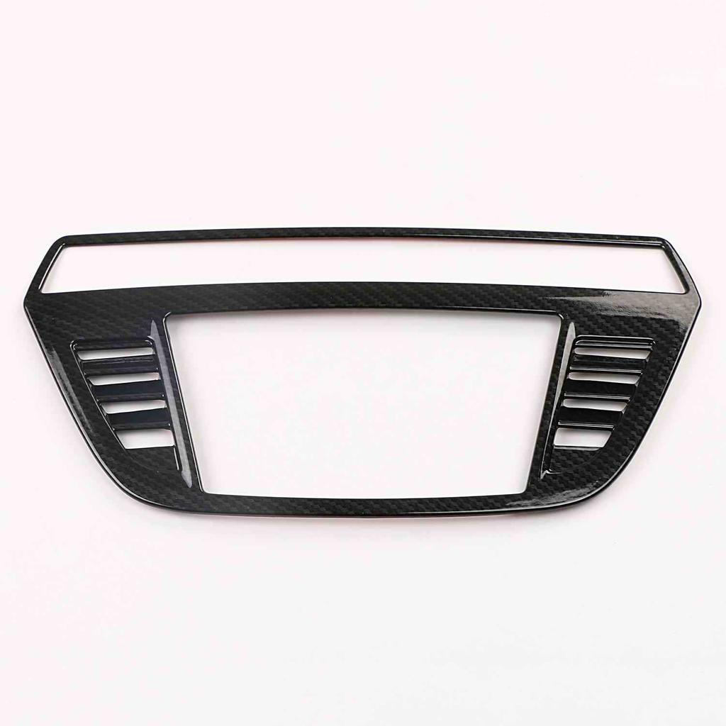Suitable for BmwX1Central Control Gear Panel Gear Head Stickers Gear Air Outlet Audio Frame Interior Modification Carbon Fiber