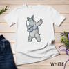 Rhino Dabbing T Shirt Funny Chubby Unicorn Rhinoceros Gifts Unisex T-shirt