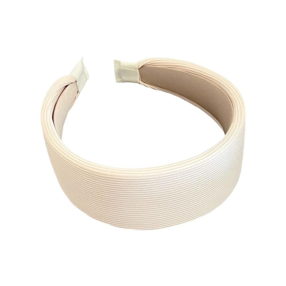New Candy Color Extra Wide Headbands Fabric Covered Non-slip Hairbands Thick Head Hoop Women Girls