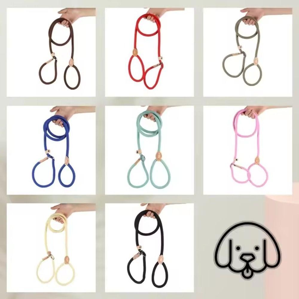 P Chain Lead Leash Heavy Duty Braided Rope Dogs Training Leashes for Small Medium Large Dogs