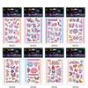 2 Sheet Luminous Temporary Tattoos Stickers Glow In the Dark Fluorescent Waterproof Butterfly Tattoo