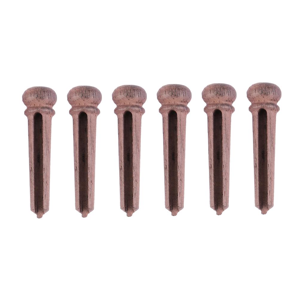 135 штифтов для струн из розового дерева, сменные детали для гитарного бриджа