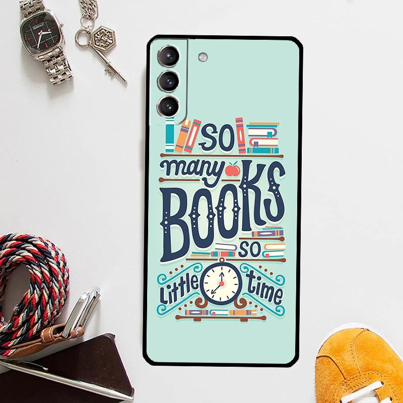 Иллюстрация 'Читать книги' Чехол для Samsung Galaxy S25 Ultra S20 S21 S22 S23 Plus S24 Ultra S9 S10 S25 FE Чехол Coque