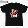 Новая футболка BudMan Cartoons Bud Man Пиво Черный/Белый/Серый/Темно-синий Размер S-5XL
