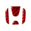 Car interior car steering wheel logo carbon fiber sticker Protective Decoration For  Civic dio crv fit CR-V Accord Odyssey