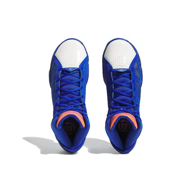 adidas Adizero Rose 1.5 Restomod Knicks Мужские кроссовки Blue Core-White Team-Semi-Solar-Orange HQ1015