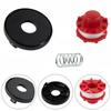 Plastic Spool Line With Spool Cap Cover With Spring
