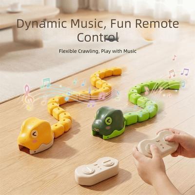 Interactive Remote Control Car Rechargeable Greedy Snake Car Magnetic RC Car 2 Players Battle