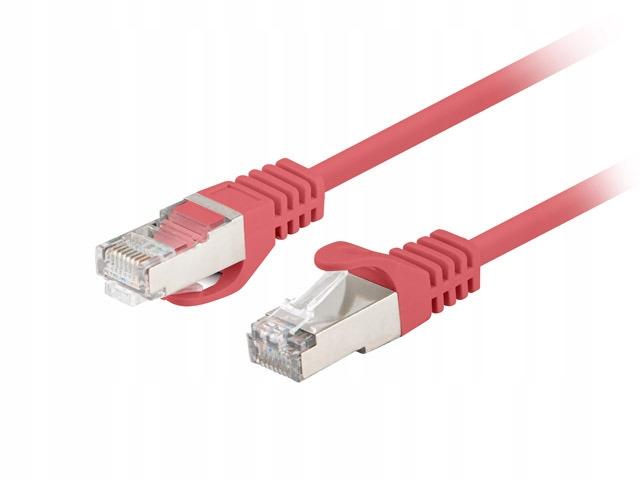 Patchcord Lanberg FTP kat.6 0,25m czerwony