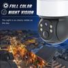 Solar-Powered Outdoor 360° WiFi Security Camera with Mobile Remote Access