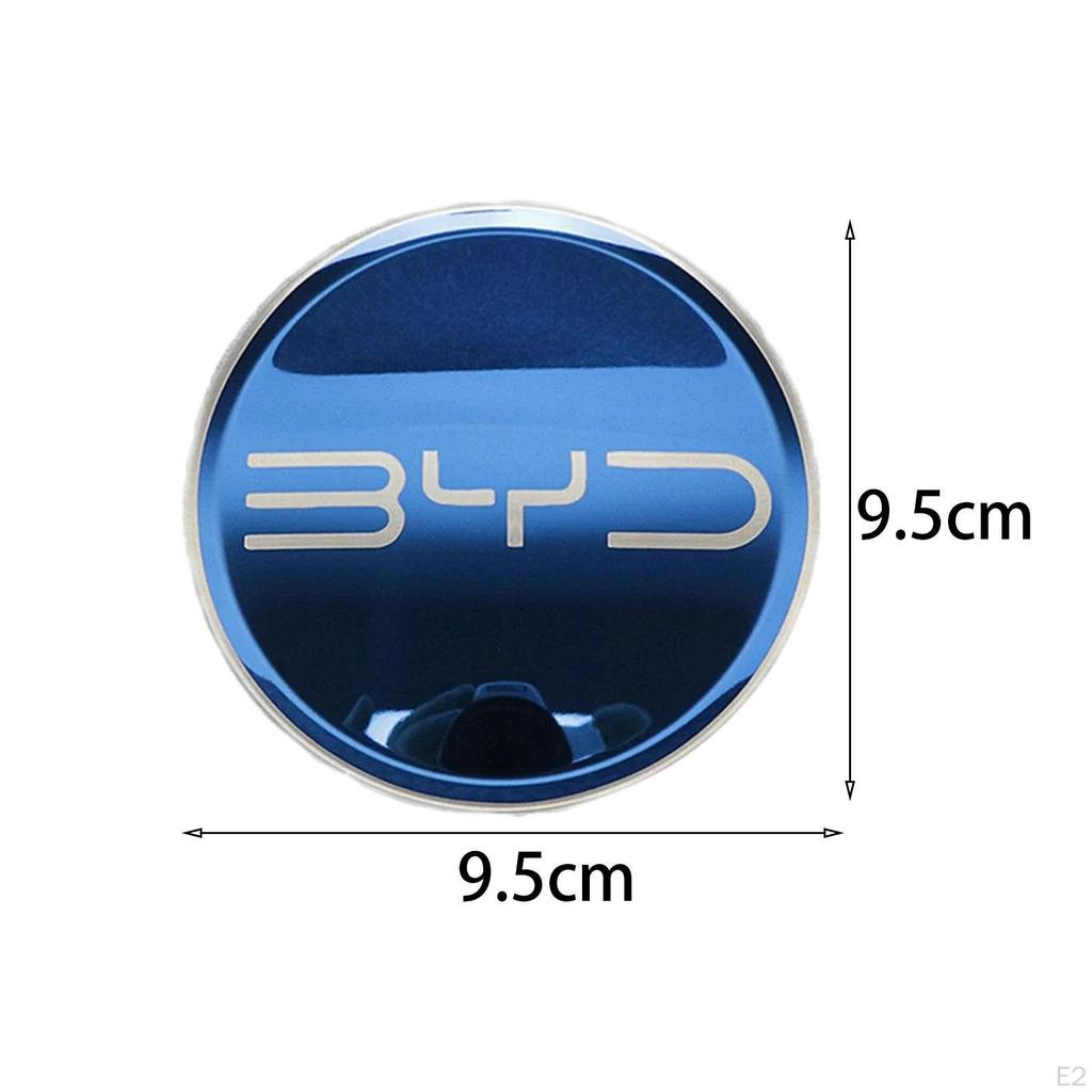 Наклейка-эмблема на руль, отделка салона автомобиля для Byd синий
