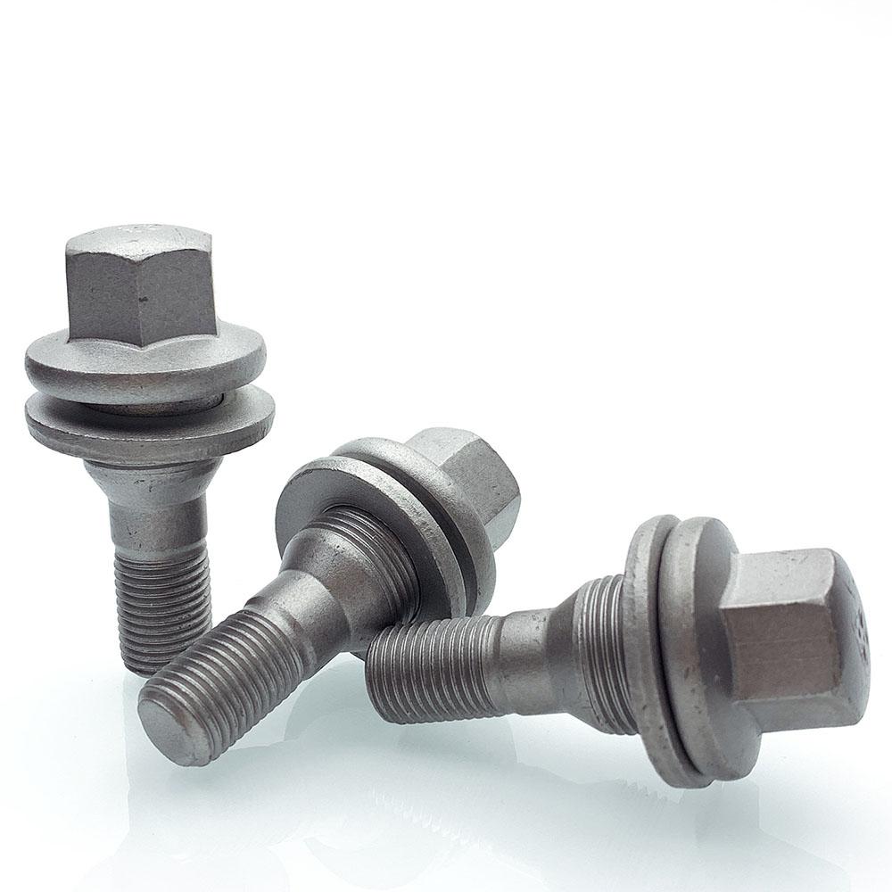 4PCS M12 X 1.25 Wheel Bolts Nuts 9817024580 For Peugeot 1007 407 206 Citroen C2