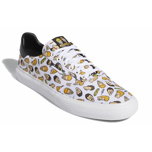 3MC Бэвис и Баттхед x 3MC Adidas Originals Vulc 'Cloud White' F35088