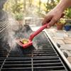 Replaceable Pads Safe Grill Grate Scrubber Stainless Steel Grease Remover Brush  Home Use