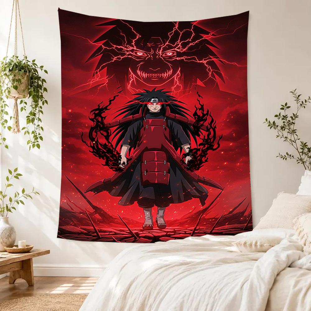 Naruto Boho Wall Tapestry Retro Boho Perfect for Dorm Wall Living Room Balcony Multipurpose Exotic Pattern Perfect Gift for Dorm Roommate