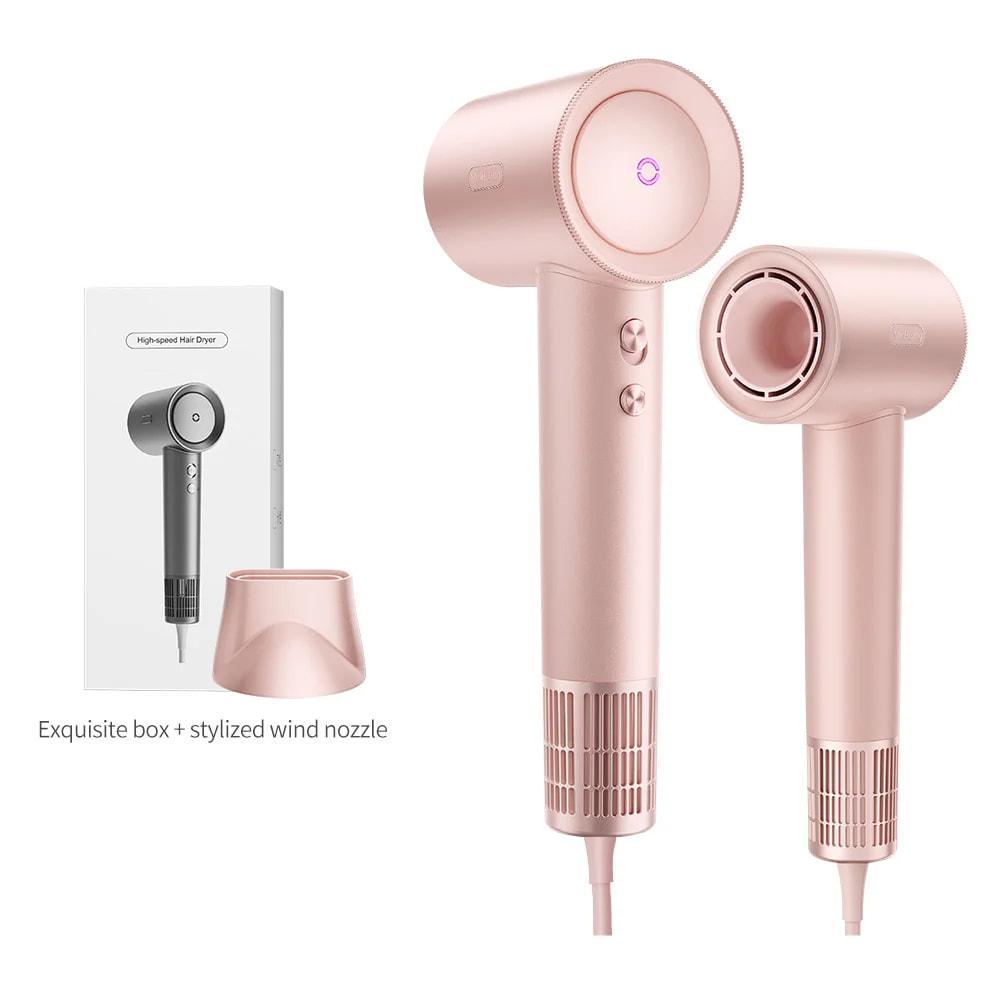 Hair Dryer High-Speed Quick Drying 1600W Air Brush Hairdryer Negative Ions Blow Dryer Professional Strong Power Dryer Salon Tool