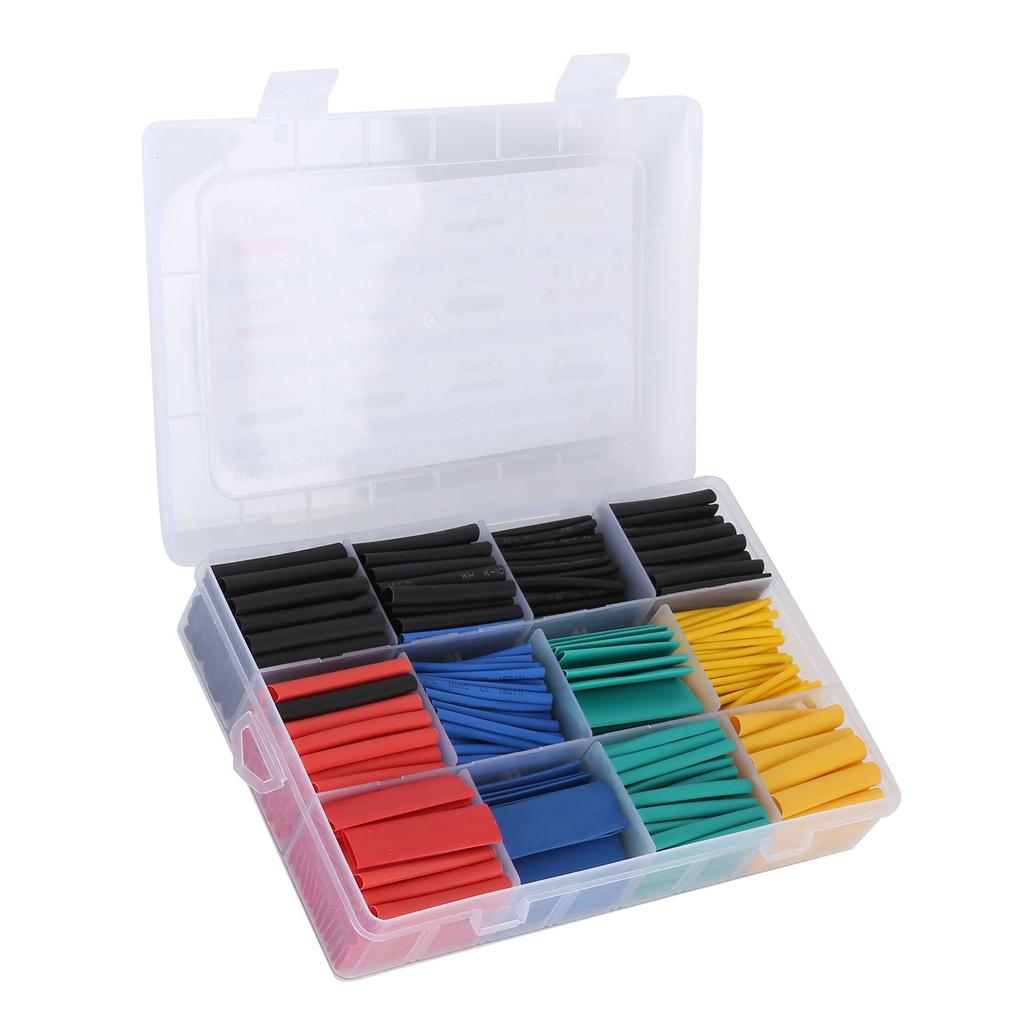 530pcs Heat Shrink Tubing Kit Electrical Colorful Wire Shrink Wrap Tubing Assortment