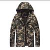 Men 'S Hooded Camouflage Jacket Casual Cotton Multi -Pocket Flight Suit Jacket Washed Jacket