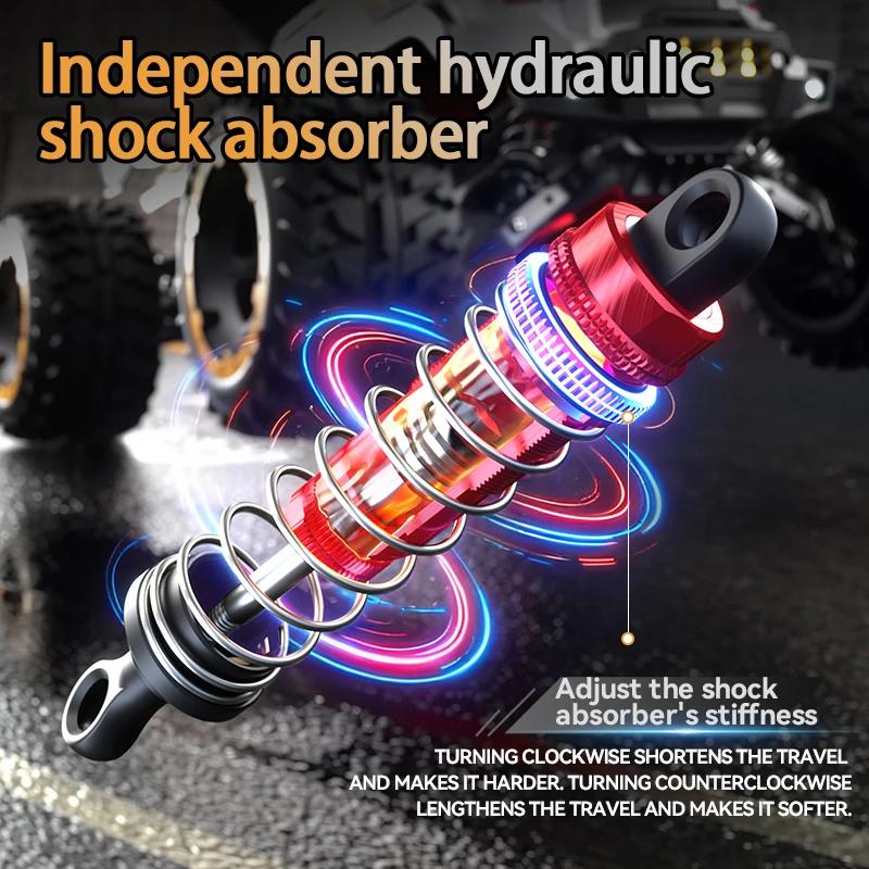 AAYB1 SG110 PRO 1:10 Радиоуправляемая Машина 2.4G 4WD Высокоскоростная С Светом Большой Электрический Пульт Дистанционного Управления Гусеничный 4x4 Внедорожник Игрушка Для Ребенка Подарок