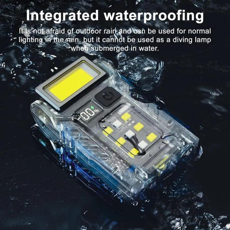 Светодиодный клип-фонарь для шляпы, вращающийся, портативный, перезаряжаемый через USB, мини-фонарик, легкий, для рыбалки на открытом воздухе, езды, кемпинга, налобный фонарь