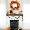 Wreath Maple Thanksgiving Fall Front Door Leaf Christmas Garlands Wreathes Artificialgarland Door