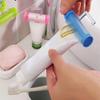 Multipurpose Rolling Tube Squeezer Tooth Paste Dispenser Sucker Holder Dental Cream Bathroom Manual Syringe Gun Dispenser