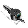 Car Charger Adapter USB Mobile Phone Charger Adapter For Auto LED Intelligent Digital Display Small Car Adapter For SUVs Trucks