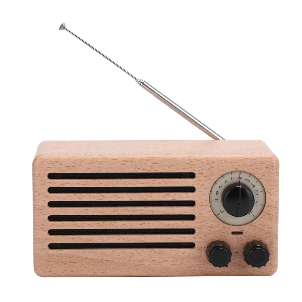 Ретро Мини Bluetooth Динамик Бас или Стерео Сабвуфер FM Радио Поддержка AUX USB Hands Free
