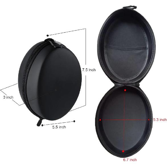 Foldable Headphone Case for Beats Solo 4, Solo3, Studio Pro, Studio3, for Skullcandy Riff 2, Crusher Evo, Hesh 3, for ELECDER i39, i41, i45, for