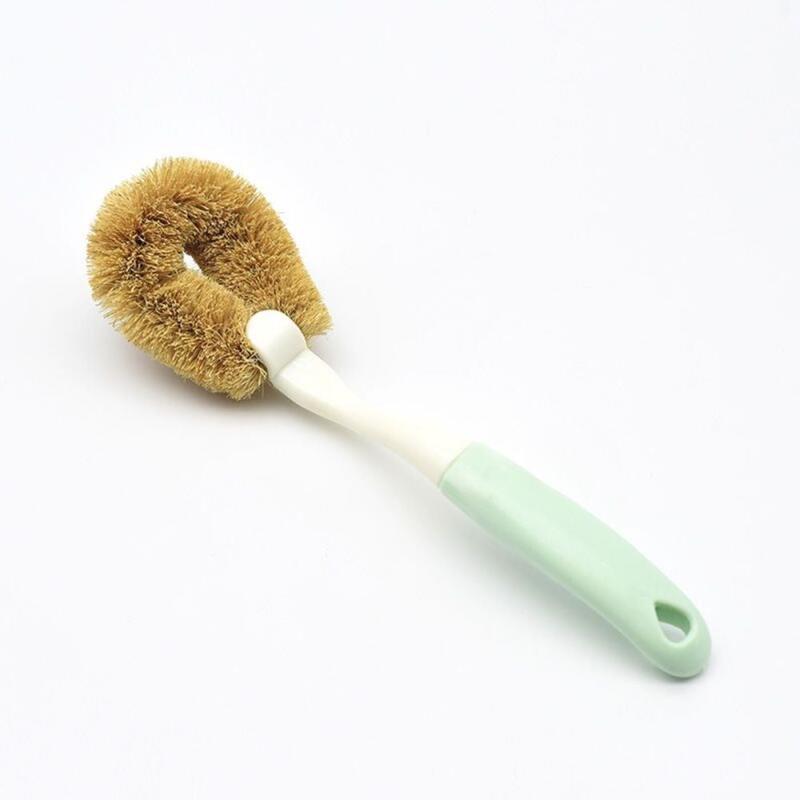 Palm tree bottle brush, water bottle tumbler cleaning brush, dishwashing sponge cleaning brush