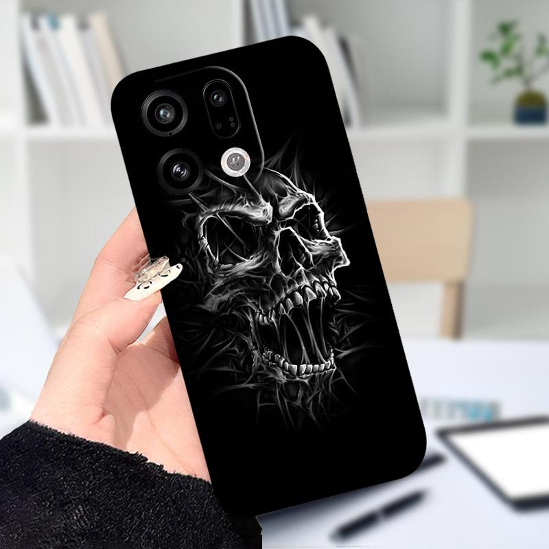 Чехол для OPPO Find X9 X9Pro, мягкий силикон, черный ТПУ, защитная задняя крышка для телефона OPPO FindX9 X 9Pro, ударопрочный бампер