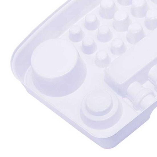 Держатель татуировки Легко держать Легко чистить Пластиковый лоток для пигментных чернил для татуировки для домашнего использования