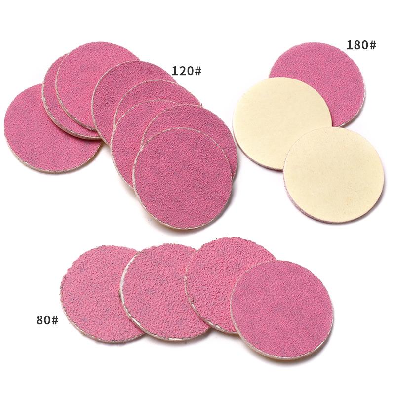 50 шт. сменная шлифовальная бумага 25 мм, сверло для ухода за ногтями для педикюра, маникюра и ухода за ногами
