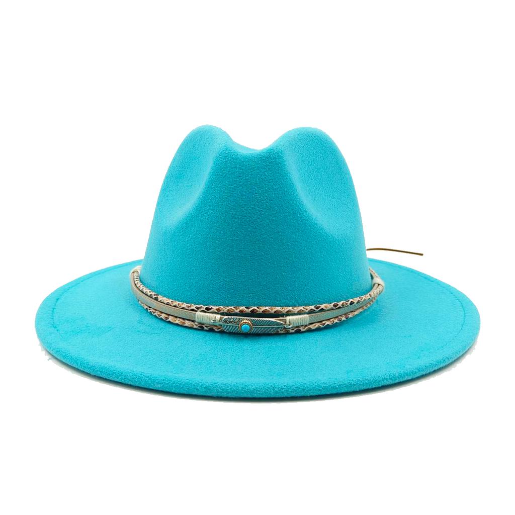 Fedora Autumn and Winter New Leaf Accessories Men's Gentlemen Women's Church Hat Wide Brimmed Jazz Hat Sombrero Hombre