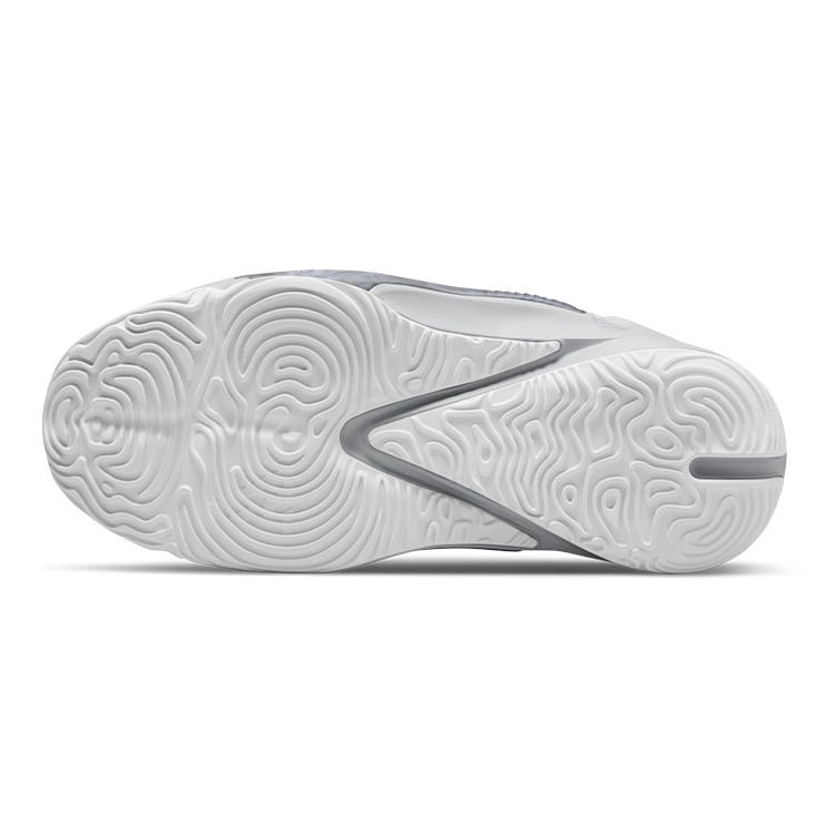 Nike Кроссовки Zoom Freak 3 GS Grey Fog Light Green Spark Kids белые пещерно-фиолетовые DB4158-004