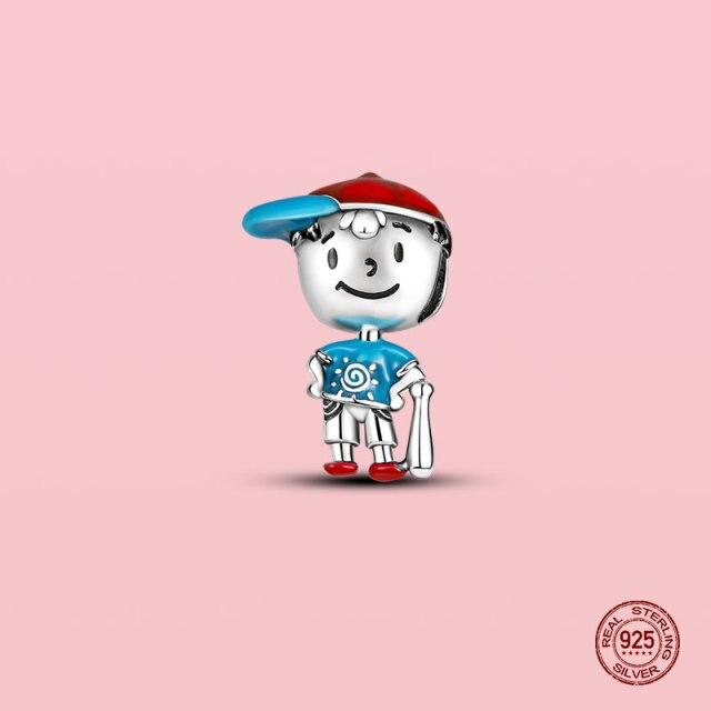 Подвеска из стерлингового серебра 925 пробы, очаровательные бусины для оригинального браслета Panjia, ожерелье, женские украшения