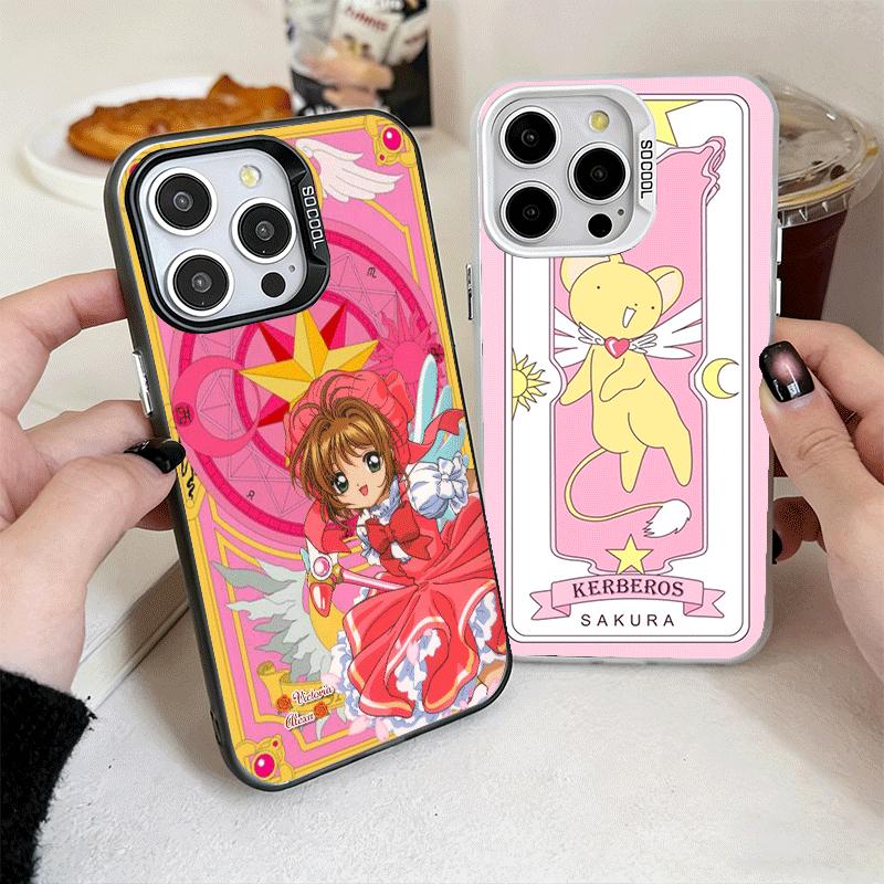 Чехол для телефона Cardcaptor Sakura, милая девушка, мягкий, для iPhone 15 16 17 Pro Max 17Air 16E 14 Plus 13 12 Mini, противоударный, задняя крышка
