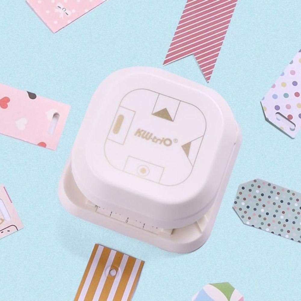 Binding Embossing Tool Punching Mini Paper Punch Mini DIY Paper Puncher School Office Supply