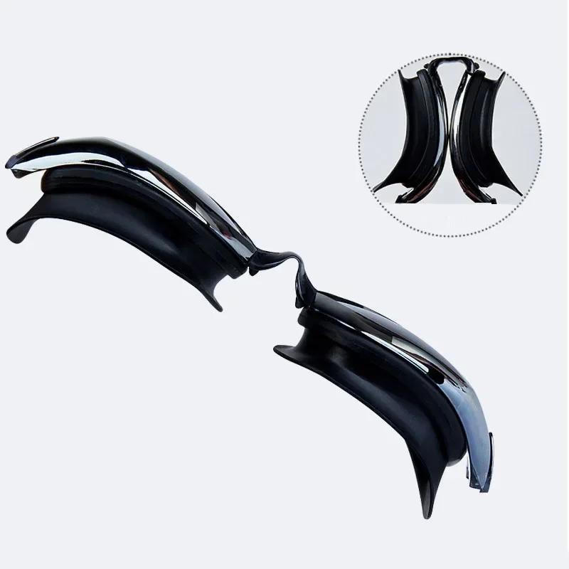 Swimming Goggles Adults Swim Glasses with Earplug Men Women Anti-fog Waterproof Swim Eyewear Pool Diving Training Race Glasses