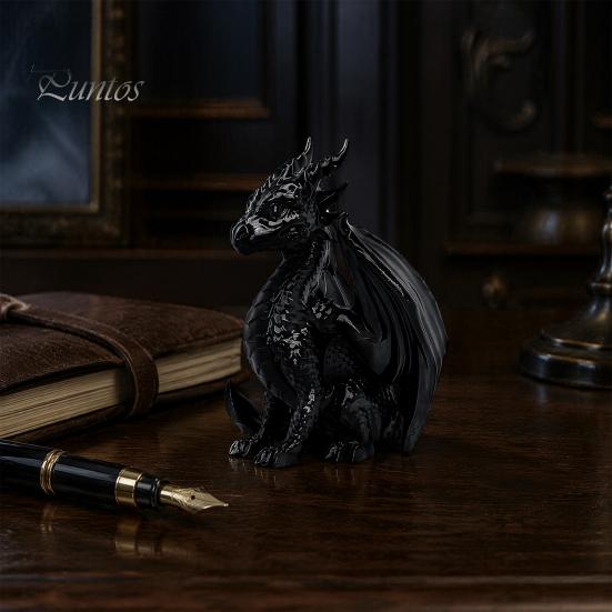 Уникальные предметы домашнего декора 3D-печатная статуэтка дракона, фигурка с крыльями, скульптура мифического существа, креативные настольные украшения, для рабочего стола в офисе