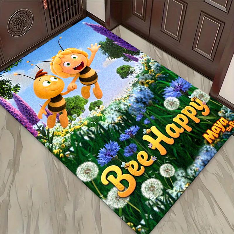 Maya the Bee Carpet Rug for Living Room Bedroom Home Sofa Decoration,Kids play Non-slip Floor Mat