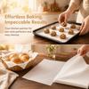 500pcs Double Sided Food Grade Baking Parchment Heat Resistant Non Stick Baking Paper  Cake  Making