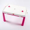 Children's table + air hockey game - pink