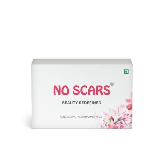 Мыло для ванны премиум-класса No Scars | Косметическое мыло для чистой и увлажненной кожи | Мыло для контроля акне и удаления рубцов 150 г (Пакет из 1)