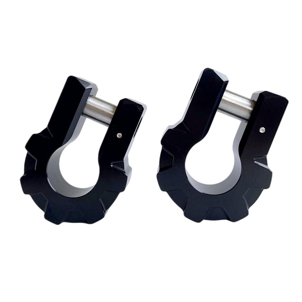 Aluminum Shackles 3/4 D-rings Shackle Rugged 8 Ton (68000 Lbs) Capacity Securely Connect Tow Strap or Winch Rope for Bumper
