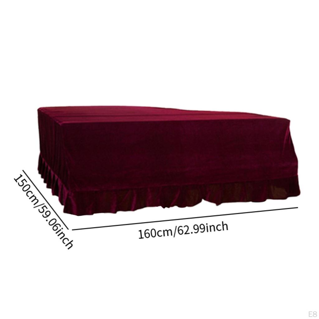 Чехол для рояля пылезащитный универсальный, мягкий, треугольный чехол, предотвращает повреждение от пыли