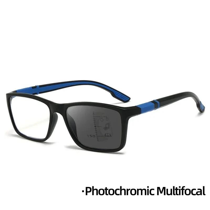 Модные спортивные очки для пресбиопии с высоким разрешением и несколькими цветами для мужчин и женщин, очки для чтения с высоким разрешением и защитой от синего света