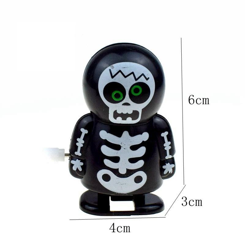 Ретро заводной металлический ходячий прыгающий тыквенный прыжок на Хэллоуин призрачный летучая мышь робот механические игрушки декор для вечеринки подарок