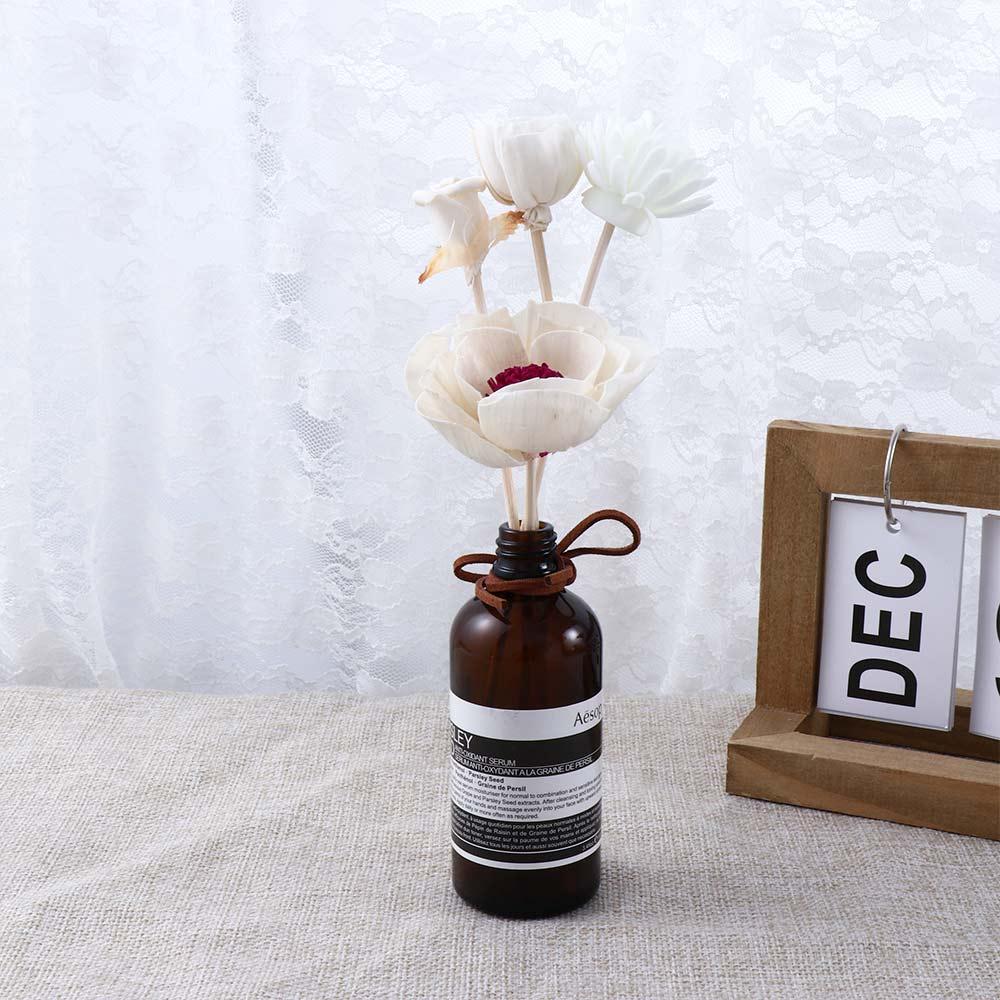 Fragrance Diffuser Artificial Flower Aromatherapy Flower Perfume Diffuser Aromatherapy Rattan