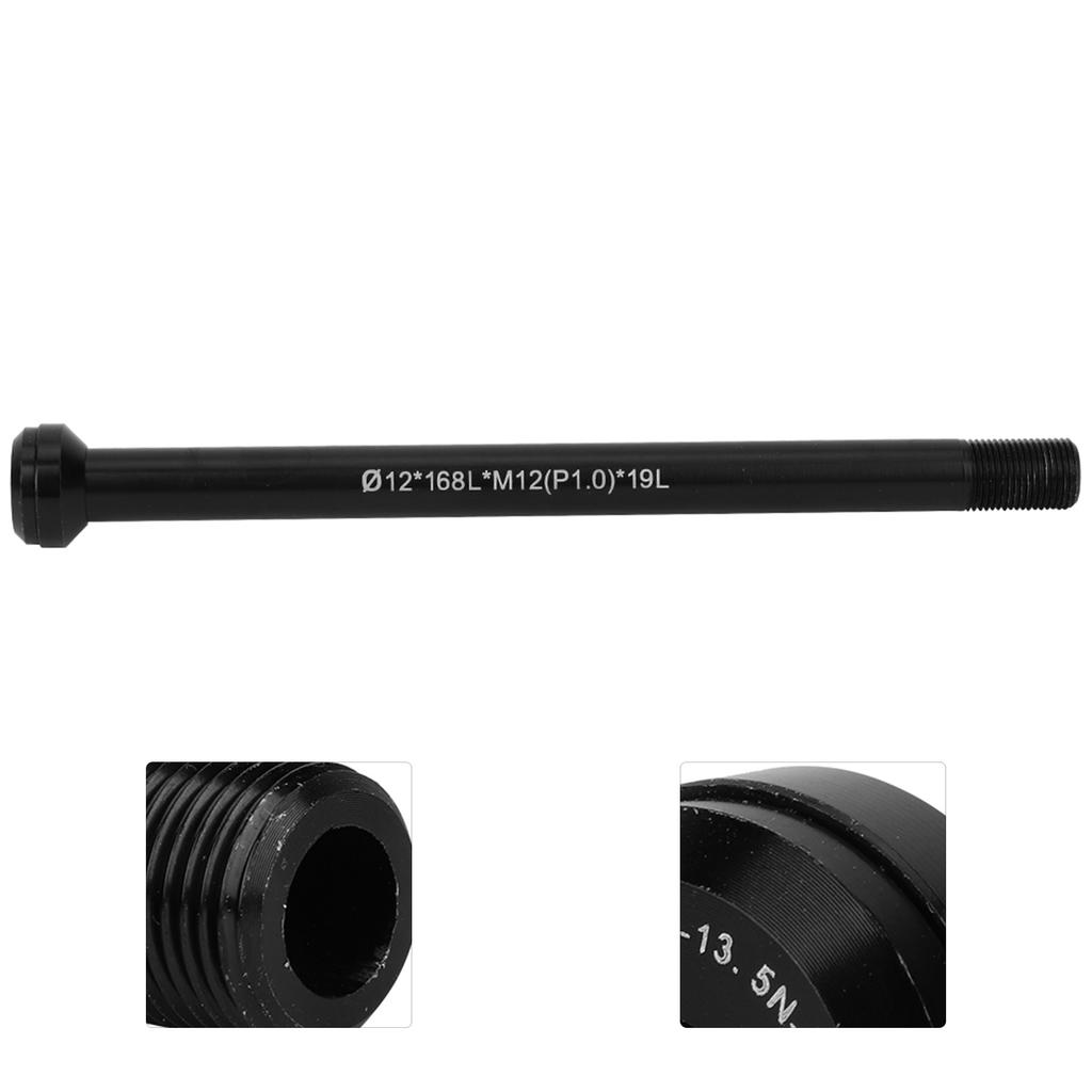 Bicycle Rear Fork Thru Axle Skewer Bike Repair Replacement for 142*12 Thread 1.0